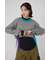 【PLUS】パネルドレープレイヤードセットニット