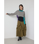 【PLUS】パネルドレープレイヤードセットニット