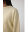 ロゴ刺繍ニットトップス