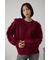 フリンジデザインニットトップス