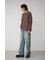 ショルダーボタンニットトップス