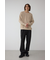 ショルダーボタンニットトップス