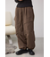 裾ドロストナイロンカーゴポケットパンツ