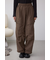 裾ドロストナイロンカーゴポケットパンツ