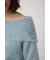 モヘヤライクオフショルダーニット