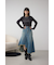 AZUL DENIM イレヘムデニムスカート