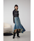 AZUL DENIM イレヘムデニムスカート