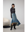 AZUL DENIM イレヘムデニムスカート