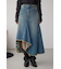 AZUL DENIM イレヘムデニムスカート