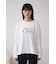 メタリックパーツプリントロングTシャツ