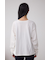 メタリックパーツプリントロングTシャツ