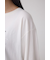 メタリックパーツプリントロングTシャツ