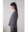 メタリックパーツプリントロングTシャツ