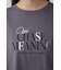 メタリックパーツプリントロングTシャツ