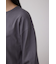 メタリックパーツプリントロングTシャツ