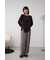 ベロアアシメカットトップス