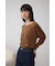 ベロアアシメカットトップス