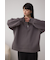 【SET】ハーフジップスウェットワンピース