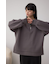 【SET】ハーフジップスウェットワンピース