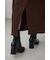 【SET】ハーフジップスウェットワンピース