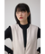 Vネックスエードギャザーベスト