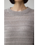 メッシュボーダーインナーセットニット