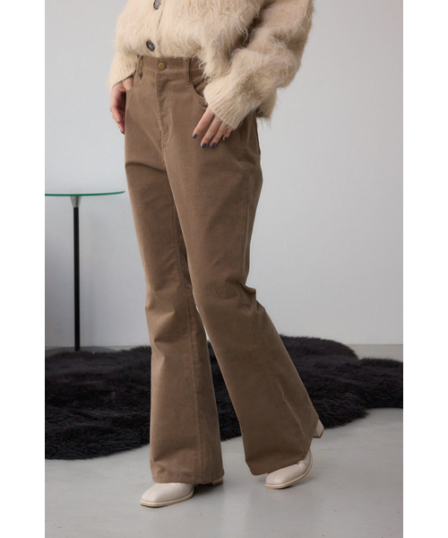 コーデュロイフレアパンツ｜アズールバイマウジーの通販｜&mall