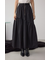 フロントジップフレアスカート