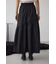 フロントジップフレアスカート