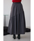 フロントジップフレアスカート