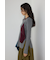 【PLUS】アシンメトリードレープニット