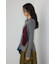 【PLUS】アシンメトリードレープニット