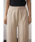 格上げ ニットワイドパンツ