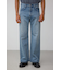 AZUL DENIM 切替ワイドフレア