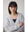 シャギー起毛ニットカーディガン