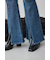 【WEB限定】AZUL DENIM センターステッチスリットフレアデニム