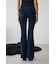 【WEB限定】AZUL DENIM センターステッチスリットフレアデニム