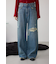 AZUL DENIM リペアワイドデニム