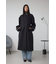 B-HEAT スタンドカラージップロングコート