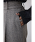 ヘリンボーンワイドパンツ