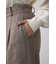 ヘリンボーンワイドパンツ