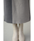 バイカラーIラインニットスカート