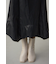 フェイクレザーハンカチーフヘムスカート