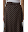ドット柄ハンカチーフヘムスカート
