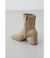 フェイクスエードショートストレッチブーツ