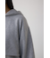 レイヤード風裏起毛フーディーワンピース