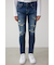 AZUL DENIM リペアスキニー
