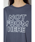 NOT FROMロゴロングTシャツ