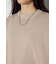 ピグメント起毛裏毛クルーネックトップス