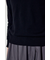 カシミヤミックスクルーネックニット